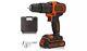 Black + Decker Cordless Hammer Drill With Battery 18v 1 Year Guarantee