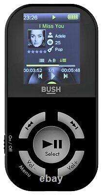 Bush 16GB MP3 Player With Bluetooth Black Free 1 Year Guarantee