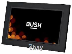 Bush 9in Digital Photo Frame Black Free 1 Year Guarantee