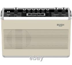 Bush Retro DAB Radio Cream (No Bluetooth) Free 1 Year Guarantee