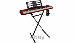Casio CT-S200RD Keyboard With Stand & Headphones Red Free 1 Year Guarantee