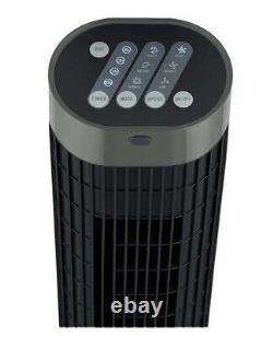 Challenge Digital Tower Fan With Remote Control Grey 1 Year Guarantee