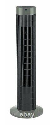 Challenge Digital Tower Fan With Remote Control Grey Free 1 Year Guarantee