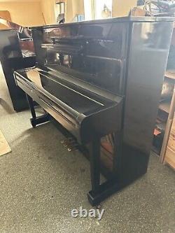 Elysian Upright Black Polyester Fully Reconditioned-5 Year Guarantee