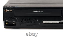 Funai D8A-M1000DB DVD Player VHS Video Recorder/Serviced 1 One Year Guarantee