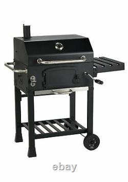 Home American Style Charcoal BBQ Black 1 Year Guarantee