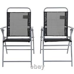 Home Atlantic Steel Set Of 2 Folding Chairs Free 1 Year Guarantee