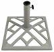 Home Cast Iron Parasol Base Grey Free 1 Year Guarantee