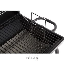 Home Extra Large Charcoal Oil Drum BBQ Black Free 1 Year Guarantee