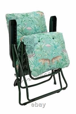 Home Metal Folding Relaxer Chair Wilderness Jungle Free 1 Year Guarantee