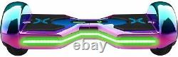 Hover-1 Horizon Hoverboard With LED Headlights Iridescent 1 Year Guarantee