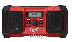 Milwaukee M18JSR-0 18v Jobsite AM/FM Radio Bare Tool Free 1 Year Guarantee