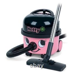 Numatic Hetty HET200A Bagged Cylinder Vacuum Cleaner Pink 1 Year Guarantee