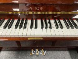 Petrof 115 Upright Piano, 17 Years Old. Five Year Guarantee 0% Finance Option