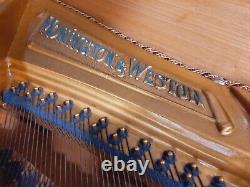 Reconditioned Walnut MONINGTON Baby Grand. 5 YEAR GUARANTEE. NATIONAL DELIVERY