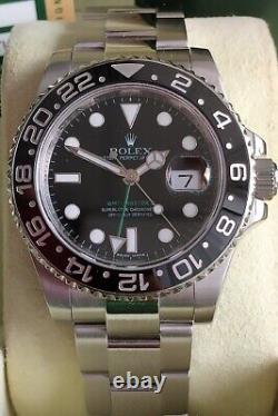 Rolex Gmt Master 11 116710ln 2012 Box, Papers, Manuals 2 Year Guarantee It144