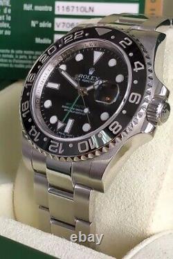 Rolex Gmt Master 11 116710ln 2012 Box, Papers, Manuals 2 Year Guarantee It144