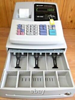 Sharp Xe A102w Cash Register 100% Superb Condition Fully Guaranteed For 1 Year