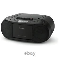 Sony CFD-S70 CD and Cassette Player With Radio Black 1 Year Guarantee