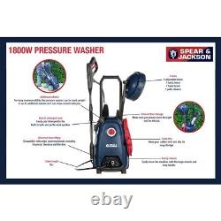 Spear & Jackson S1810PW Pressure Washer 1800W Free 1 Year Guarantee