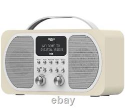Bush Bluetooth Dab Radio Cream Gratuit Garantie De 1 An