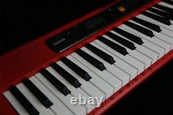 Casio Ct-s200rd 61 Keyboard Rouge (keyboard Seulement) Gratuit Garantie De 1 An