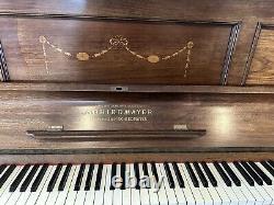 Piano droit allemand Schiedmayer. Entièrement rénové, garantie de 5 ans