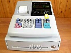 Sharp Xe A102w Cash Register Superbe Condition Entièrement Garantie Pour 1 An
