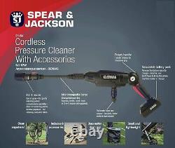 Spear & Jackson S21cpw Machine À Laver À Pression Sans Fil 21.6v Garantie De 1 An